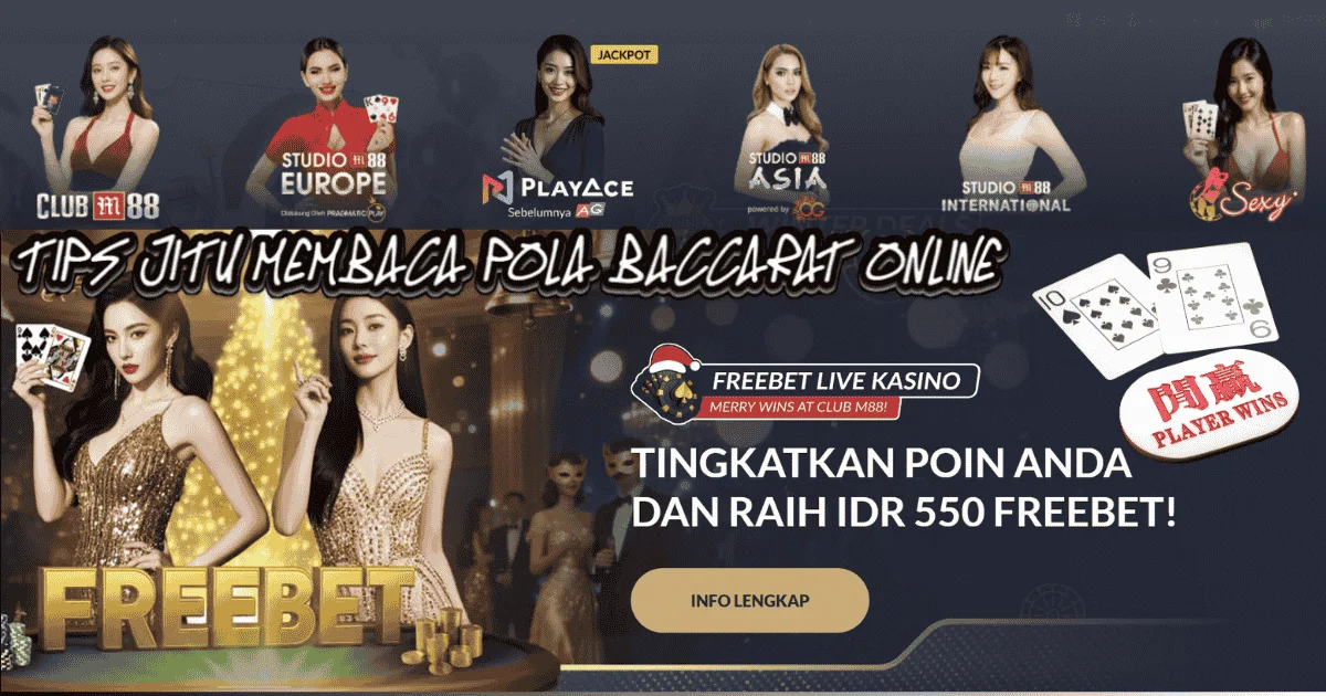 M88: TIPS JITU MAIN BACCARAT & CARA MEMBACA POLA KARTU PERMAINAN BACCARAT M88 CLUB